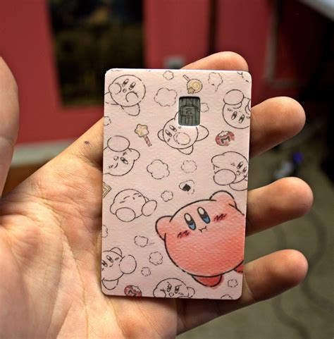 Kirby Credit Card Skin Nintendo Cute Kirby Pastel Maxim Tomato Sticker