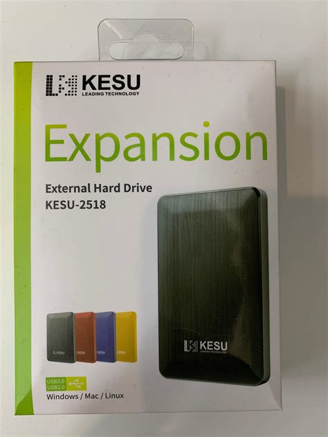 Kesu Ultra Slim Gb External Portable Hard Drive Inches Usb