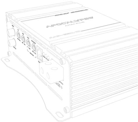 Deaf Bonce Aab 20001d Atom Plus Apocalypse 2000 Watts Class D Monoblock Atom Series Amplifier