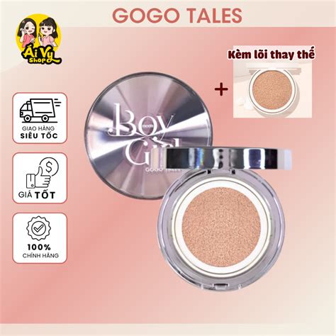 Phấn Nước Cushion GOGO TALES Boy Girl Glazed Soft Air GT471 GOGOTALES