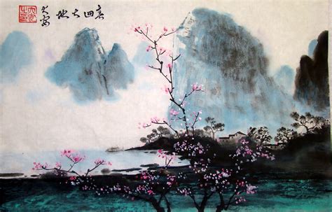 Chinese Brush Painting Diana Wong Landscape