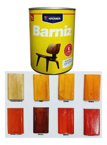 Barniz Entintado Para Madera F Cil Uso Tonos Kromer Mercadolibre