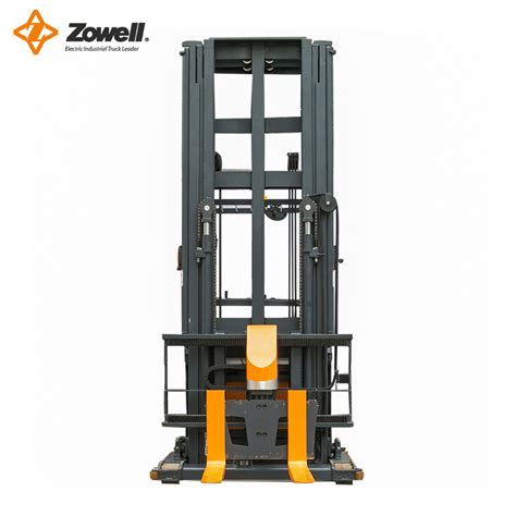 Single Faced Pallet Electric Zowell Wooden Very Narrow Aisle Forklift