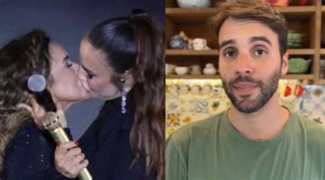 Marido de Ivete Sangalo não se segura e se pronuncia sobre beijo da