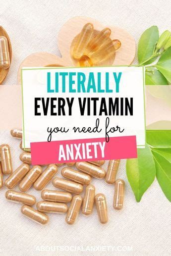 Vitamins For Anxiety Vitamins And Supplements To Help Social Anxiety Artofit