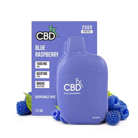 Blue Raspberry Cbd Vape Pen Mg Broad Spectrum Cbd Cbdfx