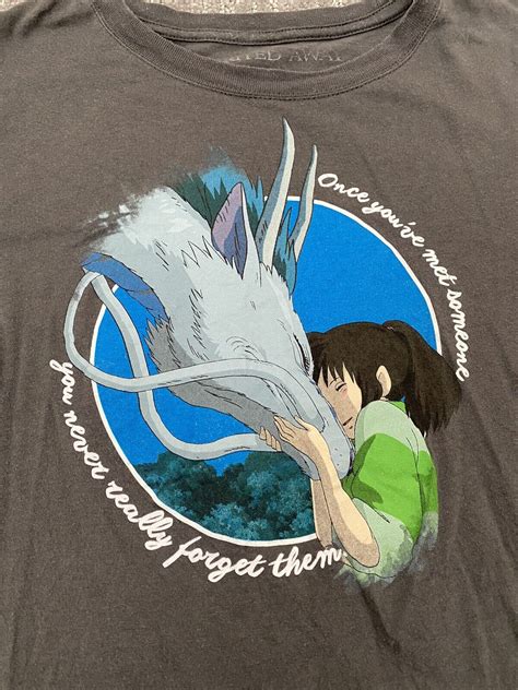 Spirited Away Vintage T Shirt Studio Ghibli Rare Wome Gem