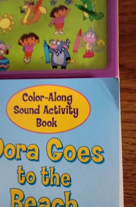 Dora The Explorer Dora Goes To The Beach Color Along Sound Book Nick