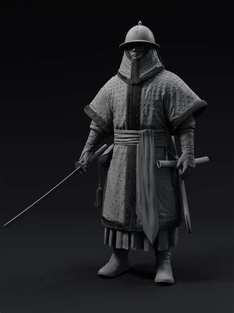 Artstation Joseon Soldier Sculpt