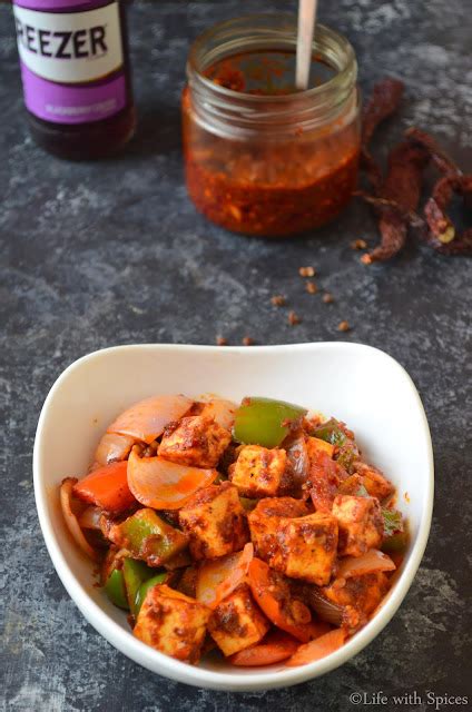 Life With Spices Sichuan Chilli Sauce Easy Homemade Sichuan Sauce Sichuan Paneer Sichuan