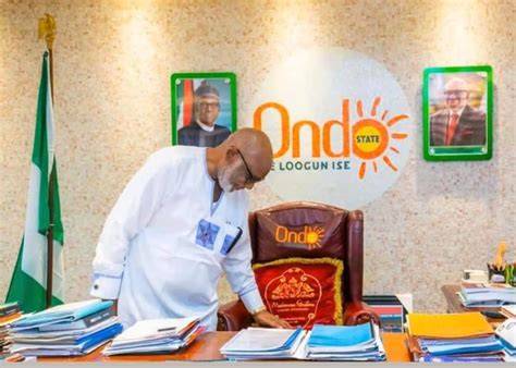 Ondo Cabinet Members Pass Vote Of Confidence On Akeredolu Two