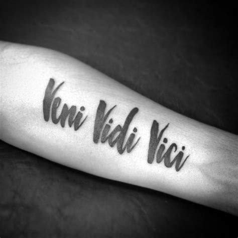 50 Tatuagens De Veni Vidi Vici Qual O Seu Significado