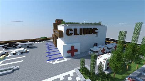 Port Ray Builds Small Modern Clinic Wip Minecraft Map