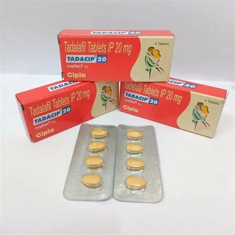 Tadalafil 20mg Tadacip 20 Tablet USA Delivery at Rs 15/stripe | Cialis ...