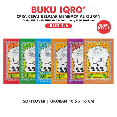 Jual Buku Iqro Anak Iqra Balita Satuan Jilid Ukuran Kecil