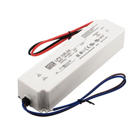 Mean Well LPV 100 100W 5V Plastic Case Waterproof IP67 LED Power Supply