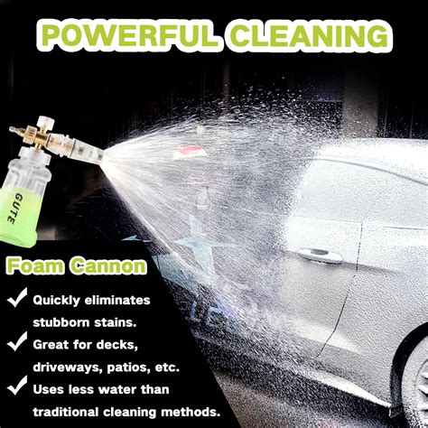 Snapklik Gute Foam Cannon For Pressure Washer Adjustable Nozzle