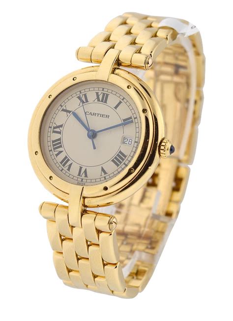 83784647 Cartier Vendome Gold Essential Watches