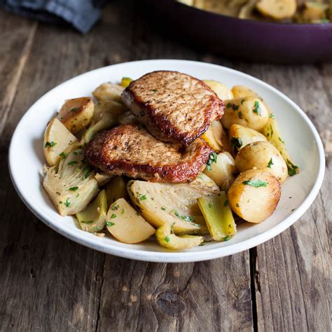 Pork Escalopes And Braised Celery Recipe Riverford