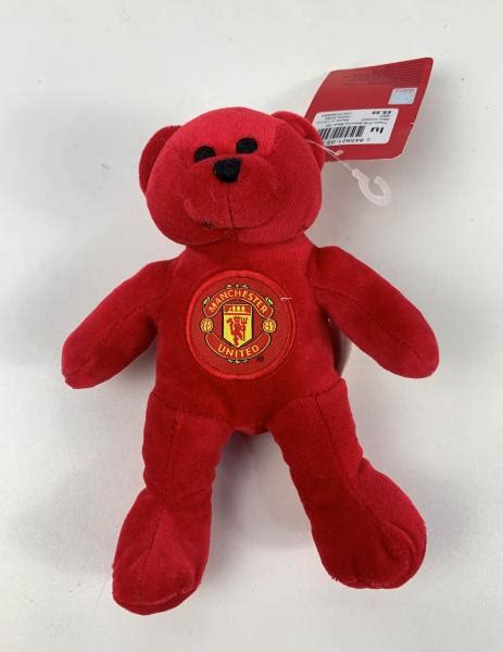 Bnwt Manchester United Man U Red Teddy Bear 8 Soft Toy Plush Stuffed