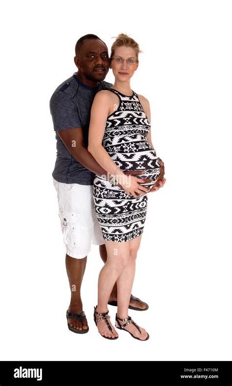 Happy Pregnant Couple Portrait Cut Out Stock Images And Pictures Alamy