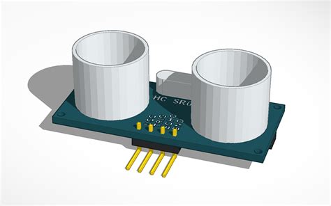 3d Design Hc Sr04 Ultrasonic Sensor Tinkercad