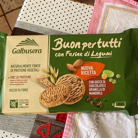 Galbusera Buoni Per Tutti Con Farine Di Legumi Con Gocce Di Cioccolato