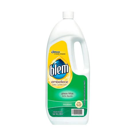 BLEM AUTOBRILLO INCOLORO 900 Ml MT Distribuidora Limpieza Institucional