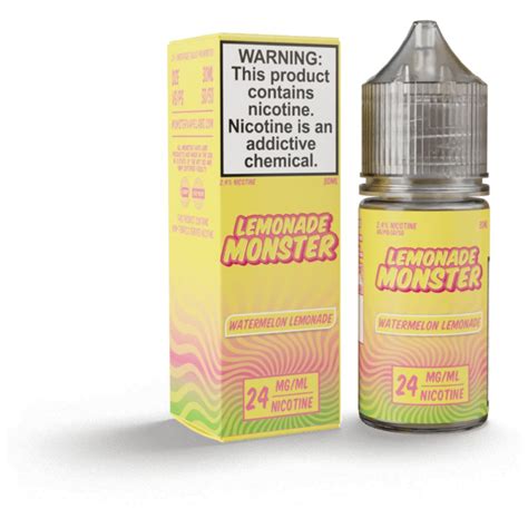 Lemonade Monster Salt Watermelon Lemonade Ejuice 30ml Nicotine