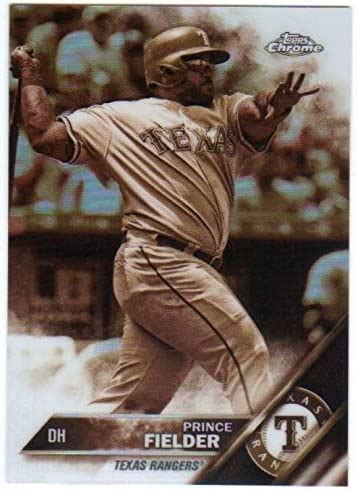 Amazon Topps Chrome Sepia Refractor Prince Fielder Nm Mt