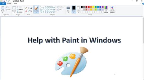 Help With Paint In Windows