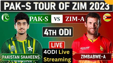 Pakistan Vs Zimbabwe Pak Vs Zim Th Odi Live Match Live Stream