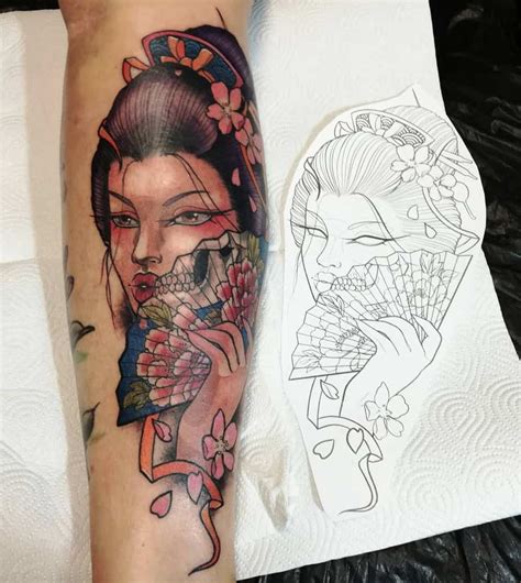 Top 109 Best Geisha Tattoo Ideas 2021 Inspiration Guide