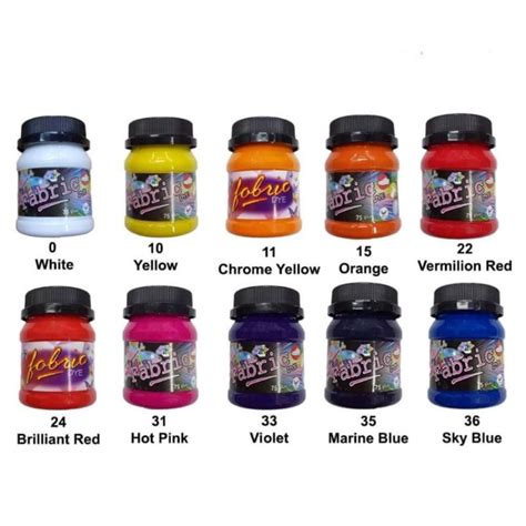 5star Fabric Dye Paint 75gsm Pewarna Kain Shopee Malaysia