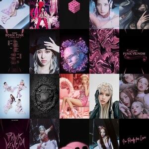 80 PCS BLACKPINK Wall Collage Kit Blackpink Poster Collage Kit