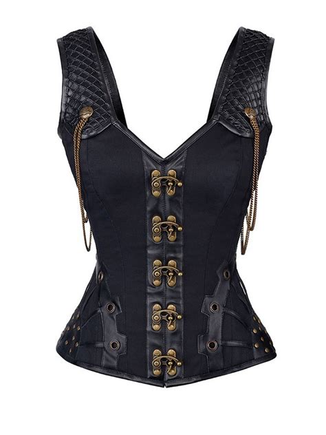 Buy Wholesale Women Gothic Steampunk Steel Boned Waist Cincher Corset