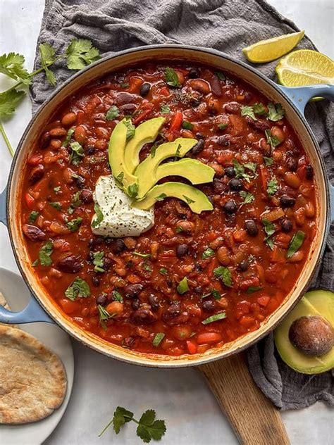 Easy Bean Chilli Recipe - By The Forkful