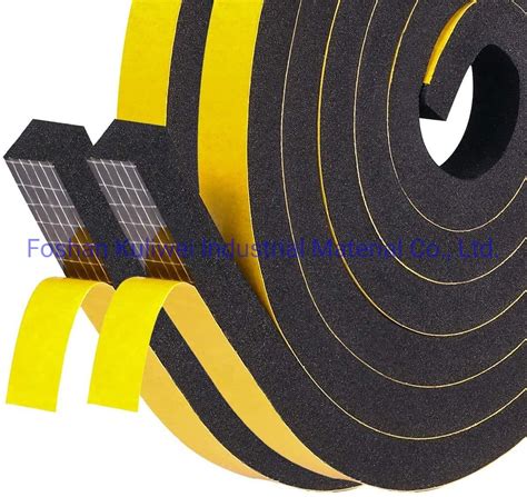 Customize Easy Using Epdm Rubber Sheet Adhesive Backed Door Seal Strip