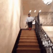 Funny Wedding Moment Bride Falling Down Stairs GIF | GIFDB.com