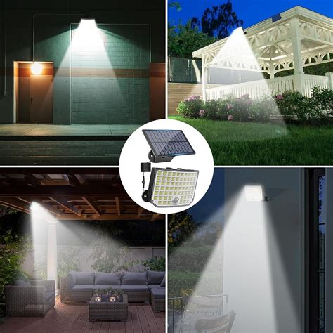 Faretto Solare A Led Esterno Con Sensore Movimento Ip Impermeabile