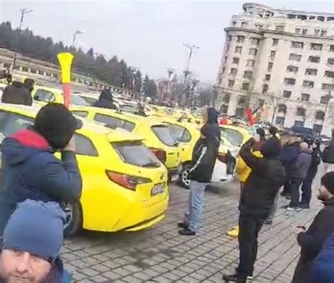 Taximetri Tii Din Capital Protest N Fa A Parlamentului