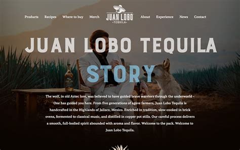 Juan Lobo Tequila CSS Awards