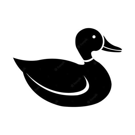 Premium Vector Duck Icon Logo Vector Design Template