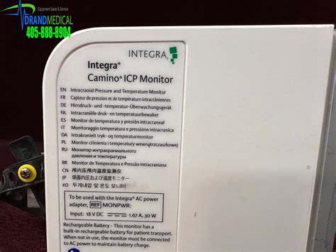 Integra Neurosciences Camino Icp Monitor Cam Medsold