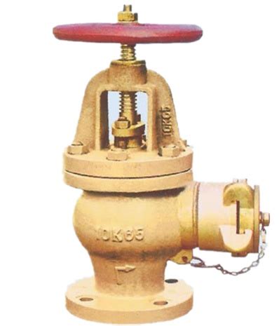 JIS F7334B Marine BC6 Bronze Angle Fire Hose Valve