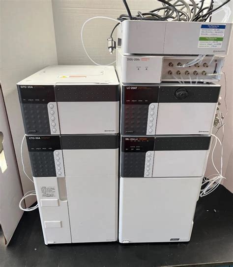 Shimadzu 20 Series Hplc System Shimadzu Spd 20a Uv Vis Shimadzu Cto 20 A Shimadzu Lc 20at Pump