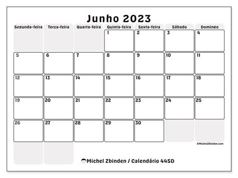 Calend Rio De Junho De Para Imprimir Sd Michel Zbinden Pt