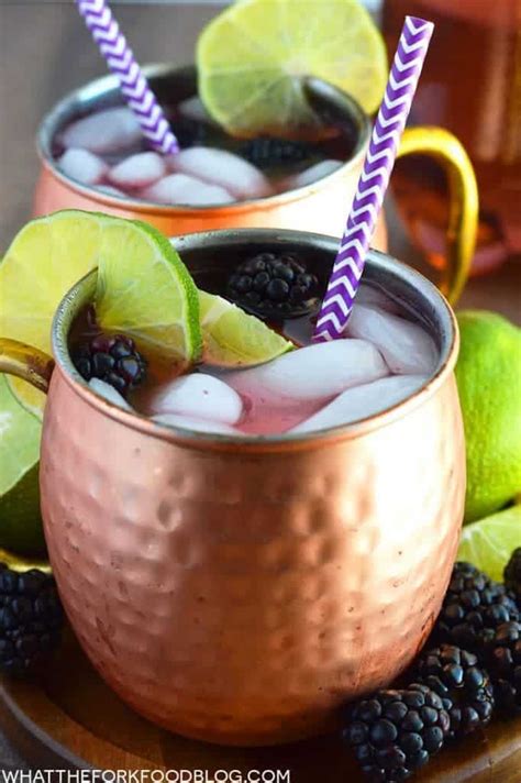 Blackberry Moscow Mule What The Fork