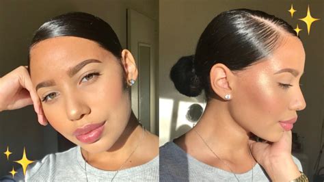 Sleek Low Bun Tutorial YouTube