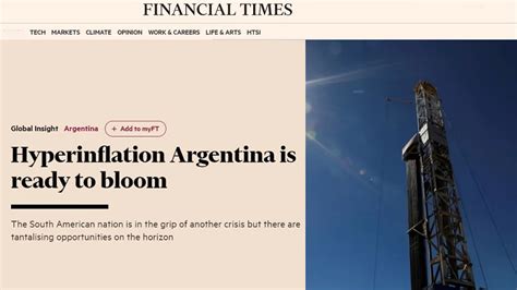 Duro análisis del Financial Times Hiperinflación argentina